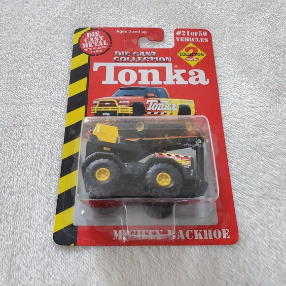 1999 Tonka lot of 3 Mighty Grader, Mighty Dump Truck, and Mighty Backhoe - Picture 7 of 8